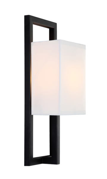 Matteo Lighting Cadre S00101DG Dark Grey Wall Sconce