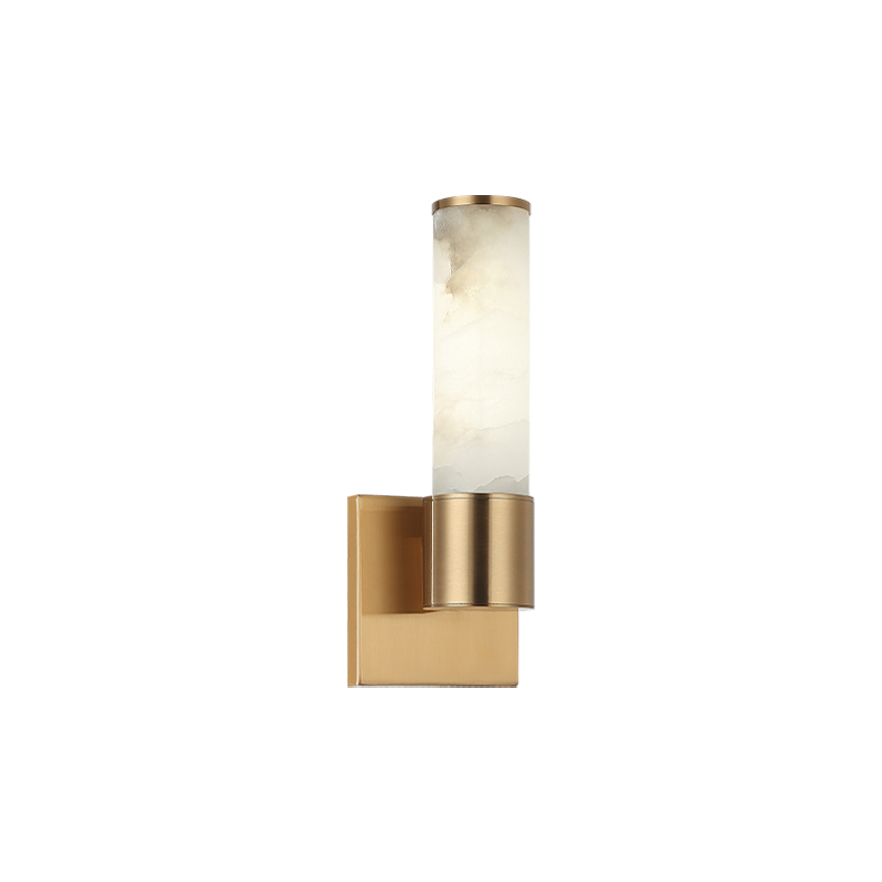 Matteo Lighting London S01401AG Aged Gold Brass Wall Sconce