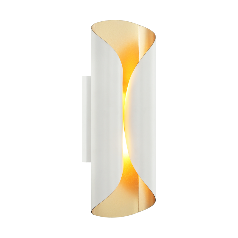 Matteo Lighting Ripcurl S01612WH White Wall Sconce