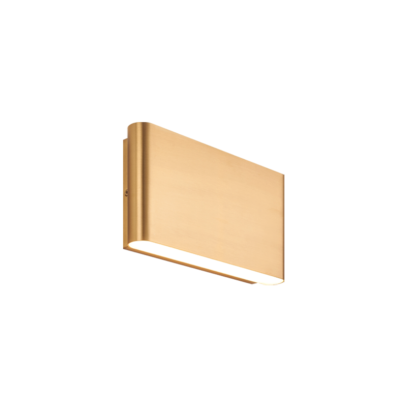 Matteo Lighting Beckett S06509AG Aged Gold Brass Wall Sconce