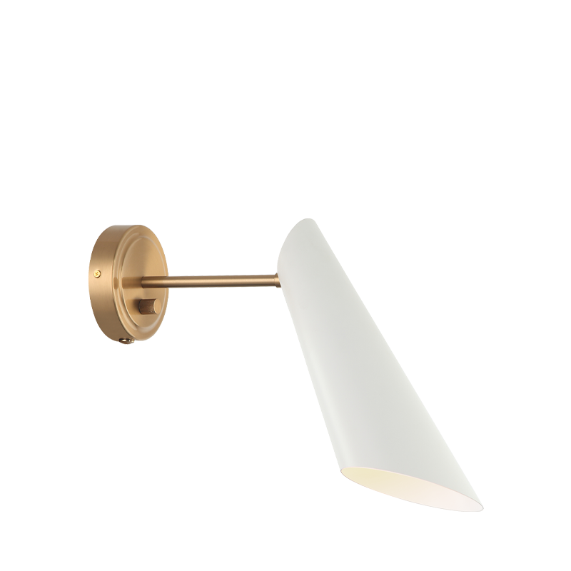 Matteo Lighting Butera S08011AGWH wall sconce