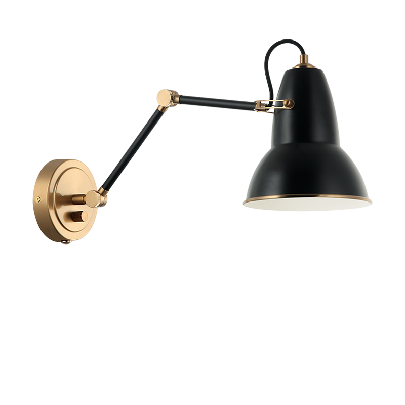 Matteo Lighting Buzz S08421AGBK wall sconce
