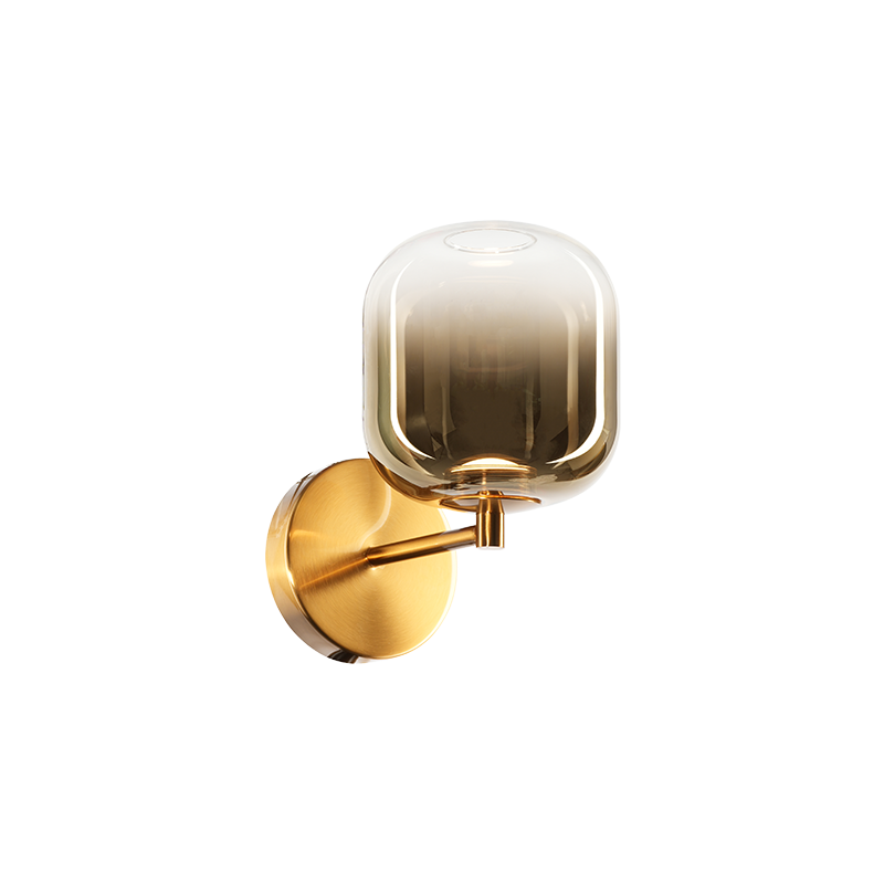Matteo Lighting Refrax W37401AGAG Aged Gold Brass Wall Sconce