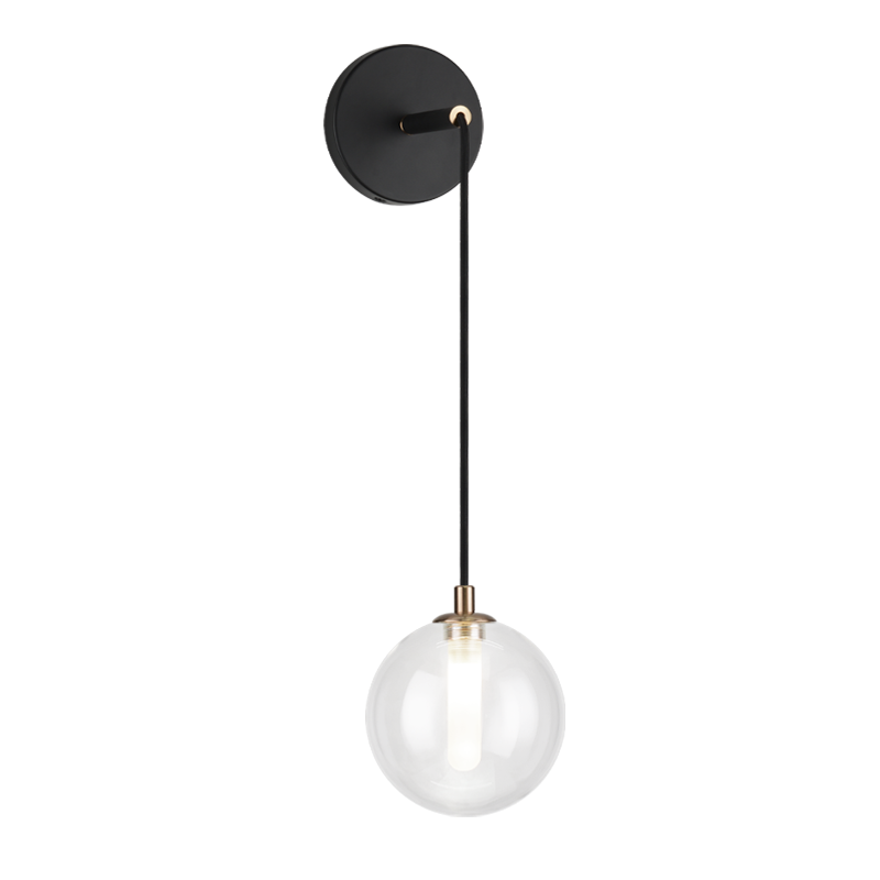 Matteo Lighting Magma W81001CL Clear Wall Sconce