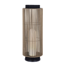 Load image into Gallery viewer, Eurofase Aden outdoor floor lamp 46630-018 matte black with brown rope