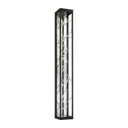 Eurofase Aerie outdoor wall sconce Silver-Black finish