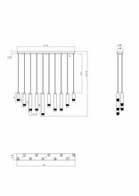 Load image into Gallery viewer, Eurofase Cambre Linear Chandelier room view