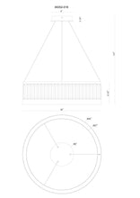 Load image into Gallery viewer, Eurofase Empra Chandelier room view