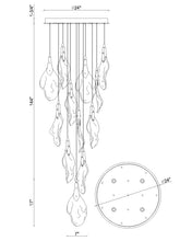 Load image into Gallery viewer, Eurofase Jateo Multi-Drop Chandelier room view