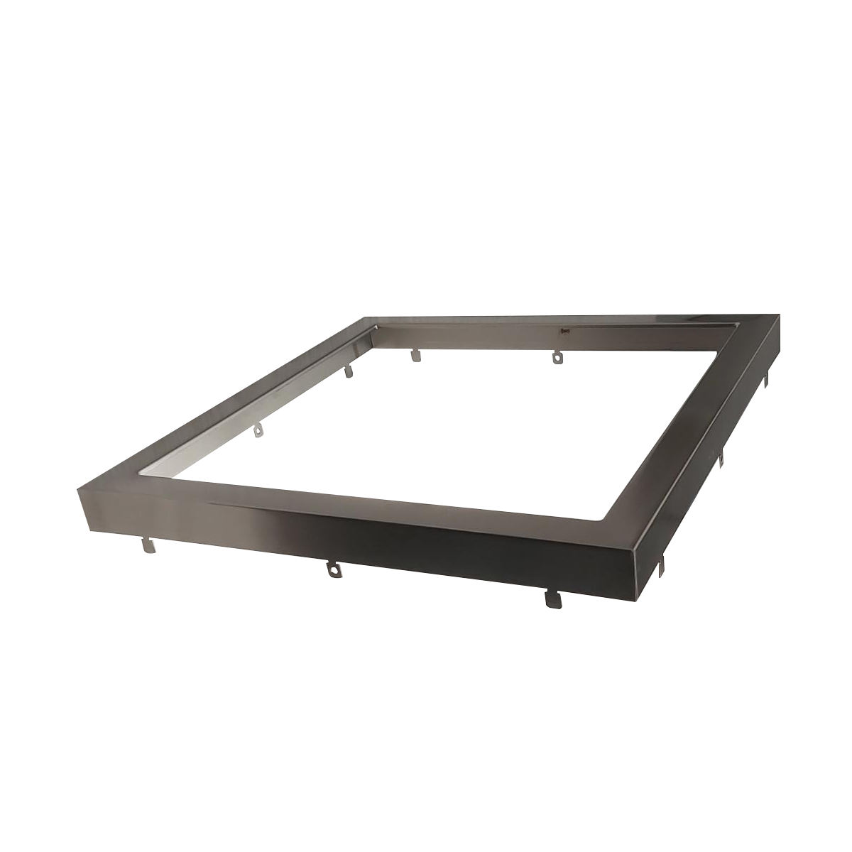 Reno SOL 12 inch square brushed nickel trim