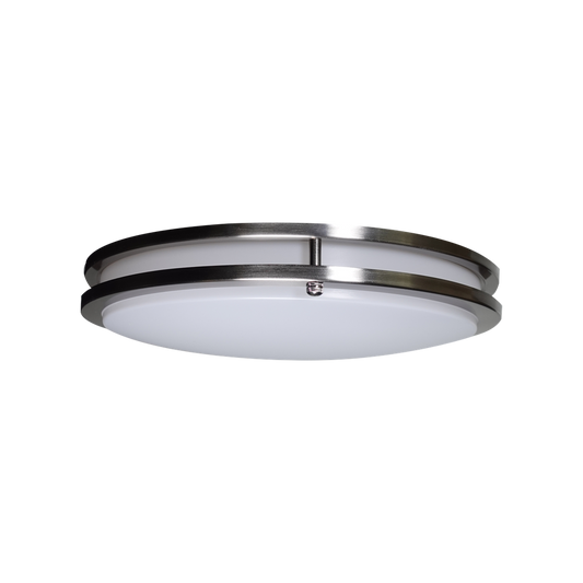 Reno DECO 14 inch double ring ceiling fixture with microwave sensor