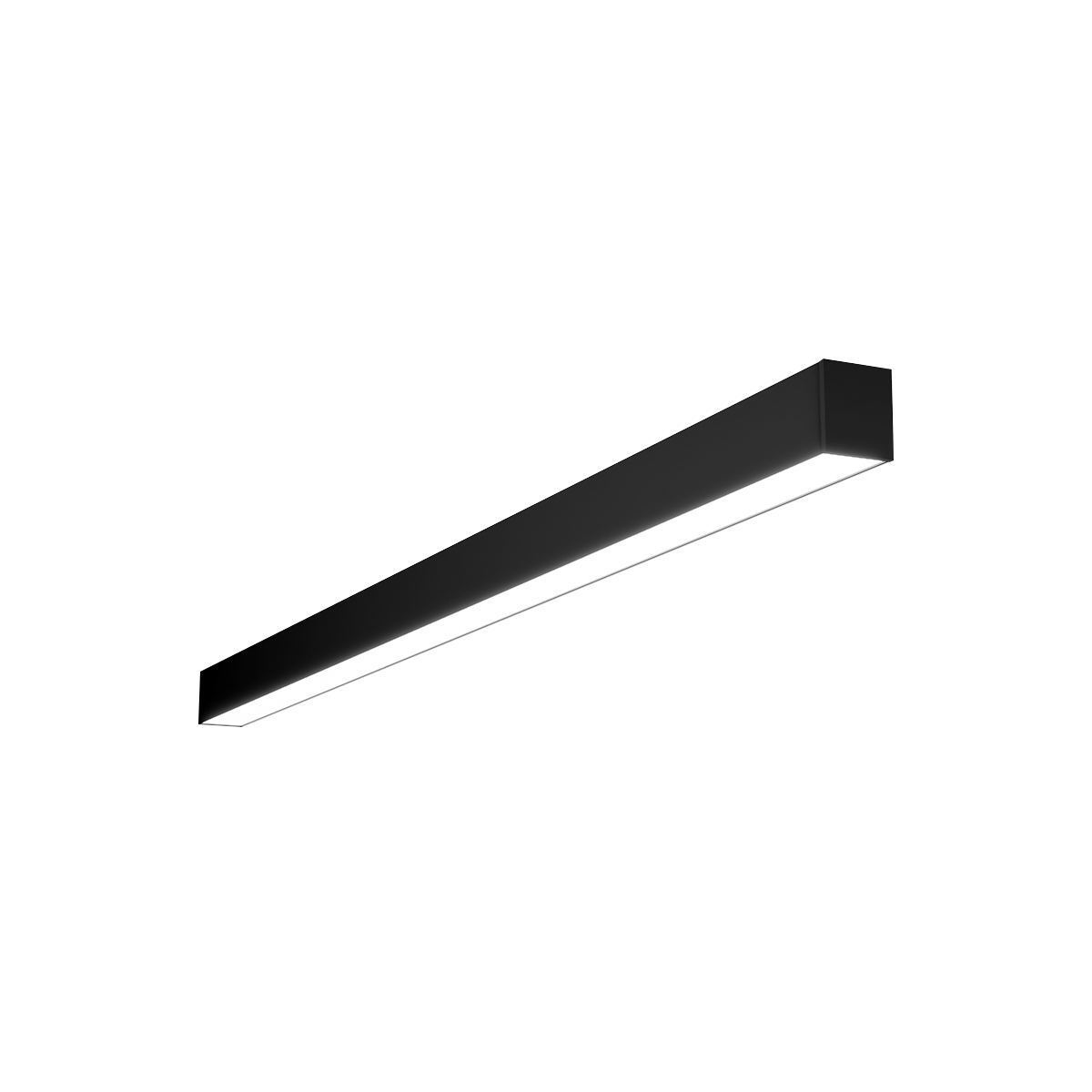 Reno ARRAY 8 ft architectural linear luminaire black 60/80/100W selectable CCT