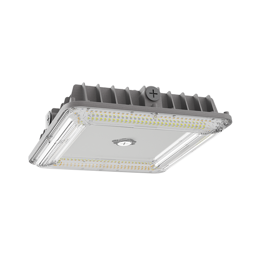 Reno FLARE Square Canopy R2 LED fixture black