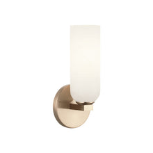 Load image into Gallery viewer, Matteo Lighting Jules S19211CG wall sconce in Champagne Gold with Spanish Alabaster