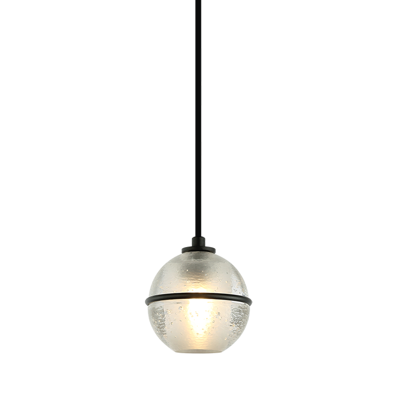 Matteo Lighting Misty multi-light pendant collection with bubble glass