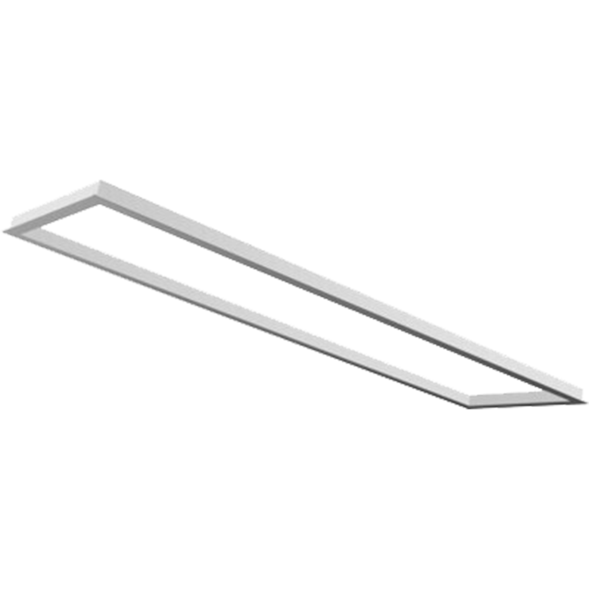 Reno R39211 recessed flange kit for 1x4 fixtures