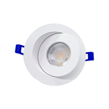 Load image into Gallery viewer, 4" LED Gimbal Recessed Fixture Round White