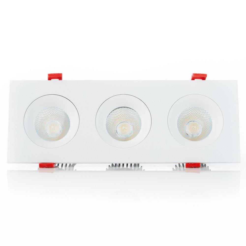 Eurofase Midway 3.5-Inch 3-Light Regressed Gimbal LED Downlight