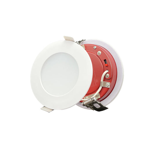 DawnRay DR40RF-FR 4-inch fire-rated 5CCT slim LED recessed light
