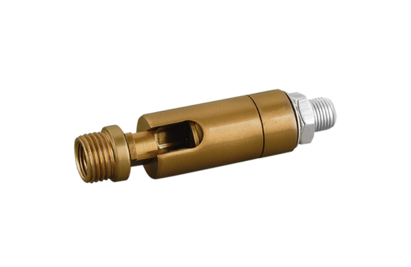Matteo Lighting A001A2AG adaptor in Aged Gold Brass