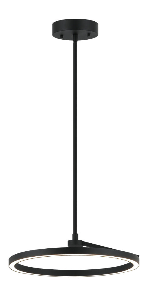 Matteo Lighting Trundle C36716MB LED chandelier in Matte Black