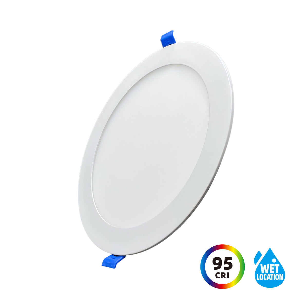 DawnRay DR80RF 8-inch round 5CCT slim LED recessed light