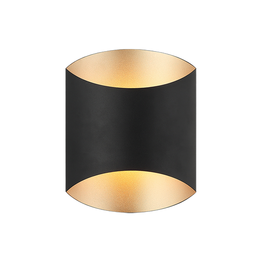 Matteo Lighting Barola S00210MB Matte Black Wall Sconce