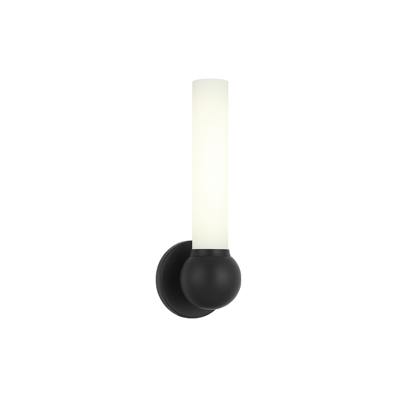Matteo Lighting Pierce S00601MB Matte Black Wall Sconce