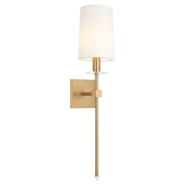 Matteo Lighting Fairburn S00811AG Aged Gold Brass Wall Sconce