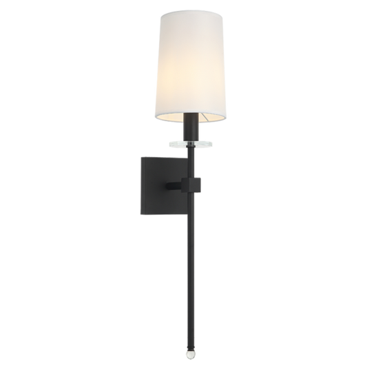 Matteo Lighting Fairburn S00811MB Matte Black Wall Sconce