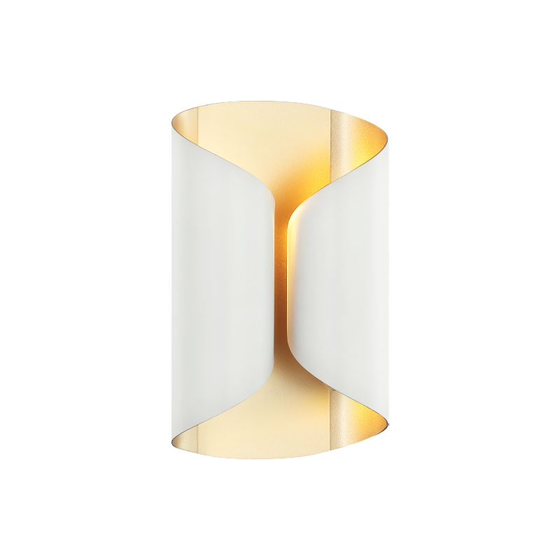 Matteo Lighting Ripcurl S01602WH White Wall Sconce