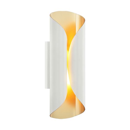 Matteo Lighting Ripcurl S01612WH White Wall Sconce