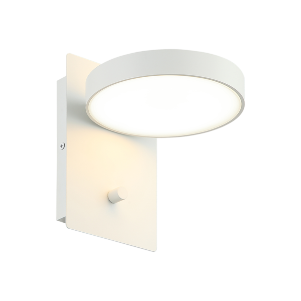 Matteo Lighting Azton S01801WH White LED Wall Sconce