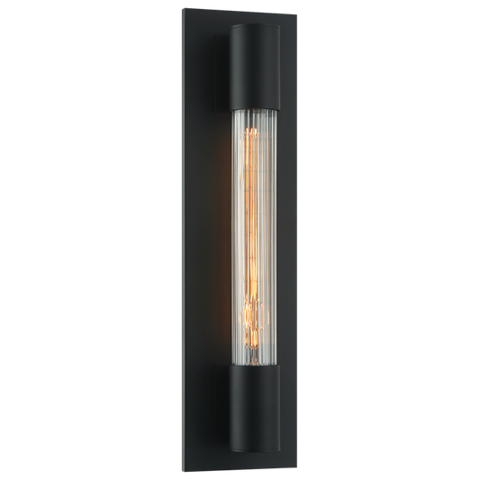 Matteo Lighting Riely S02401MB Matte Black Wall Sconce