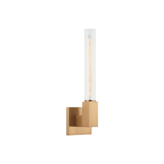 Matteo Lighting Odelle S03101AG Aged Gold Brass Wall Sconce