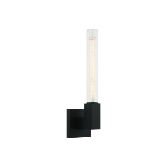 Matteo Lighting Odelle S03101BK Black Wall Sconce