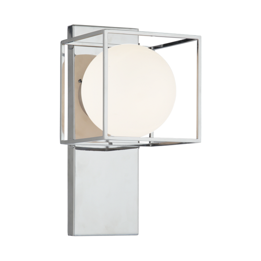 Matteo Lighting Squircle S03801CH Chrome Wall Sconce