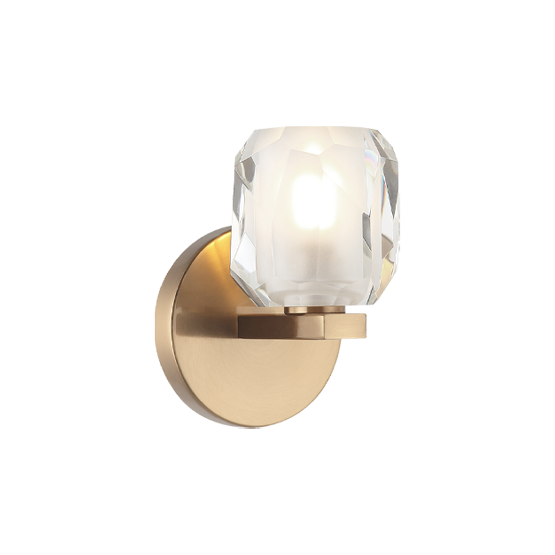 Matteo Lighting Carleton S04101AG Aged Gold Brass Wall Sconce