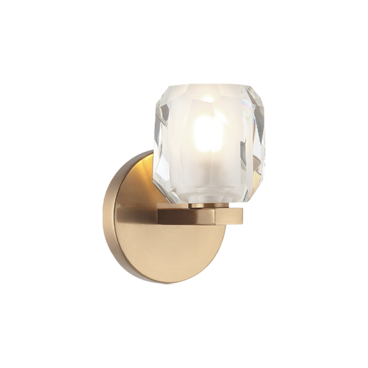 Matteo Lighting Carleton S04101AG Aged Gold Brass Wall Sconce