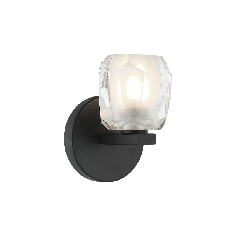 Matteo Lighting Carleton S04101MB Matte Black Wall Sconce