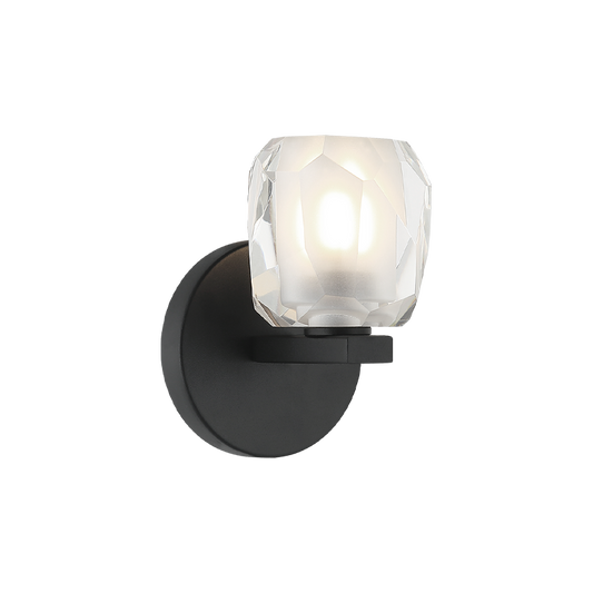 Matteo Lighting Carleton S04101MB Matte Black Wall Sconce