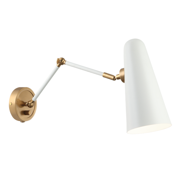 Matteo Lighting Blink S05221WH White Wall Sconce