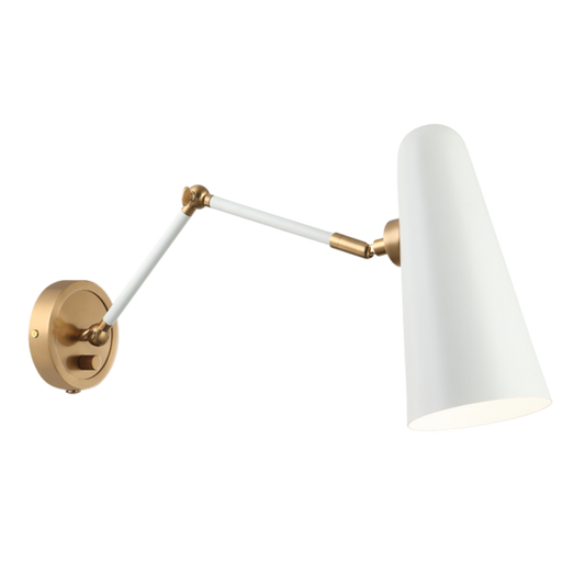 Matteo Lighting Blink S05221WH White Wall Sconce