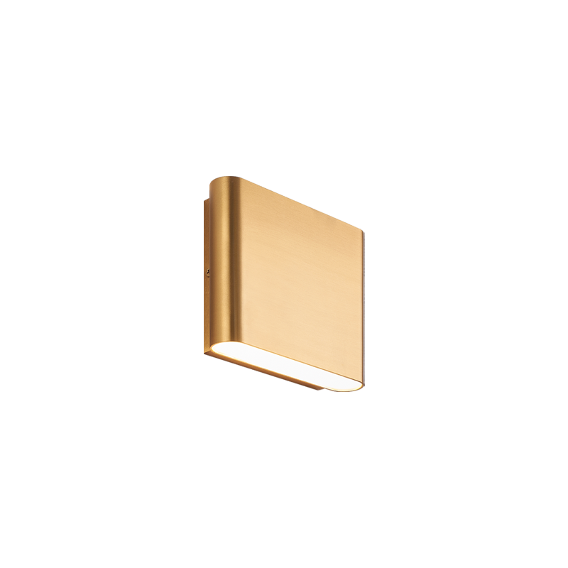 Matteo Lighting Beckett S06506AG Aged Gold Brass Wall Sconce