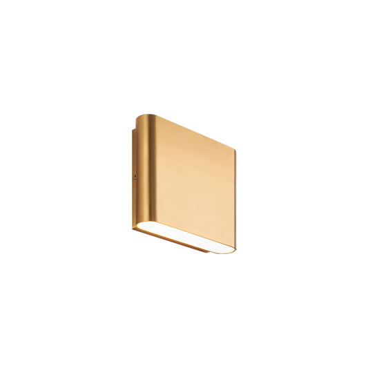 Matteo Lighting Beckett S06506AG Aged Gold Brass Wall Sconce