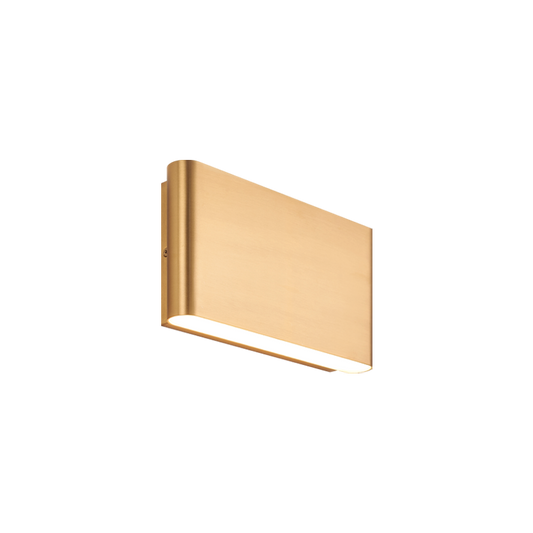 Matteo Lighting Beckett S06509AG Aged Gold Brass Wall Sconce