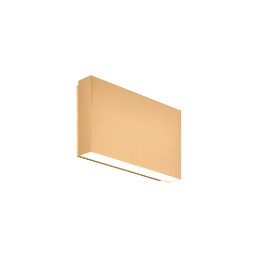 Matteo Lighting Weston S06609AG Aged Gold Brass Wall Sconce