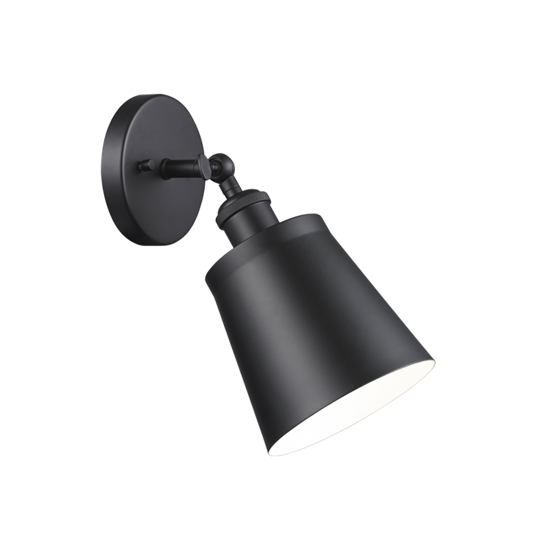 Matteo Lighting Kinsley S08201BK Black Wall Sconce
