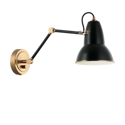 Matteo Lighting Buzz S08421AGBK wall sconce