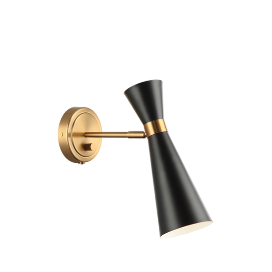 Matteo Lighting Blaze S09611AGBK wall sconce
